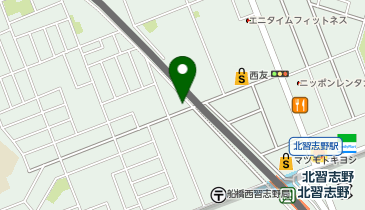 Be House グリーンリーフ 北習志野店の地図画像