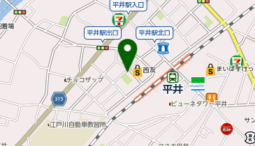 Be House【ビ・ハウス】平井店の地図画像