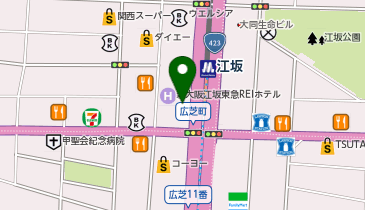 CARD BOX カードボックス江坂店の地図画像