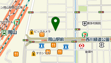 CARD BOX カードボックス岡山駅前店の地図画像
