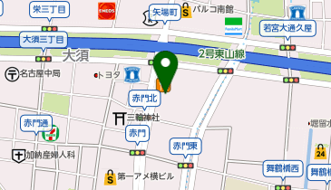 CARD BOX カードパーティーの地図画像
