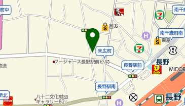 CARD BOX トレーディングカードピット長野駅前店の地図画像
