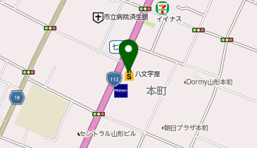 CARD BOX 八文字屋本店の地図画像