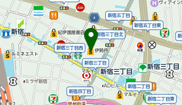 CELINE TOKYO SHINJUKU ISETANの地図画像