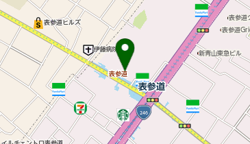 CELINE TOKYO OMOTESANDO MEN & WOMENの地図画像