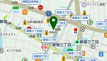 CELINE TOKYO SHINJUKU ISETAN MENの地図画像