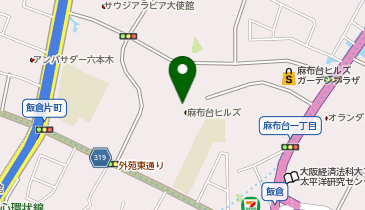 CELINE TOKYO AZABUDAIの地図画像