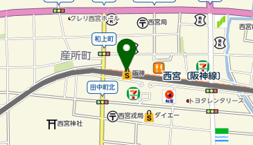 アンテノール 阪神西宮店の地図画像