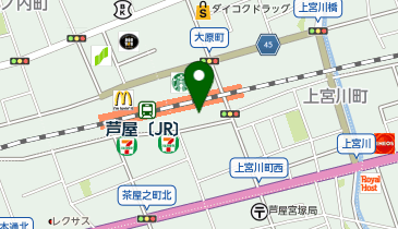 アンテノール 芦屋大丸店の地図画像