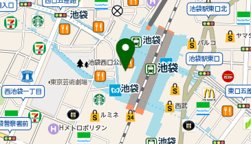 アンテノール 池袋東武店の地図画像