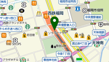アンテノール 福岡三越店の地図画像