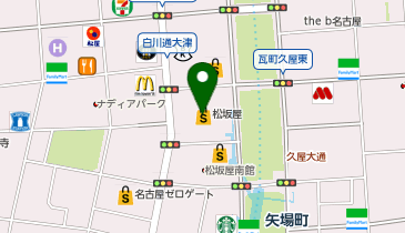 アンテノール 松坂屋名古屋店の地図画像