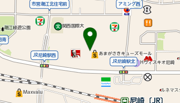 アンテノール あまがさき阪神店の地図画像