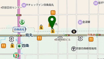 アンテノール 京都大丸店の地図画像