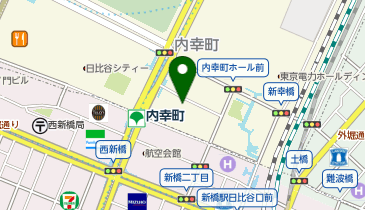 エキスパートオフィス Expert Office Shimbashi / Uchisaiwaichoの地図画像