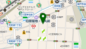 オリックス自動車株式会社 神戸支店の地図画像