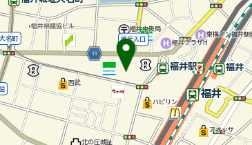 オリックス自動車株式会社 福井支店の地図画像