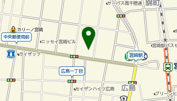 オリックス自動車株式会社 宮崎支店の地図画像