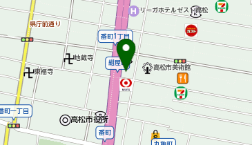 オリックス自動車株式会社 高松支店の地図画像
