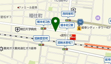 オリックス自動車株式会社 岐阜支店の地図画像