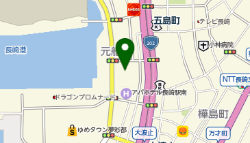 オリックス自動車株式会社 長崎支店の地図画像