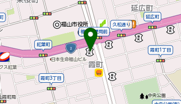 オリックス自動車株式会社 福山支店の地図画像