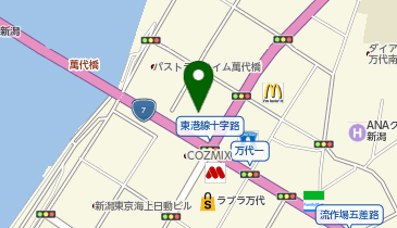 オリックス自動車株式会社 新潟支店の地図画像