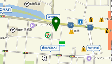 オリックス自動車株式会社 秋田支店の地図画像
