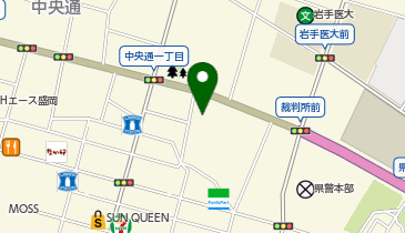 オリックス自動車株式会社 盛岡支店の地図画像