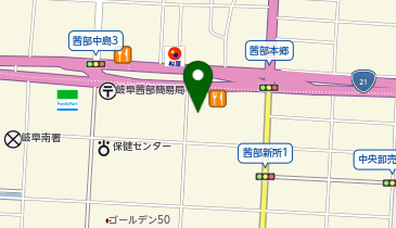 カラオケJOYJOY 岐阜茜部店の地図画像
