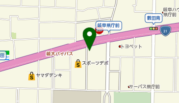 カラオケJOYJOY 岐阜県庁前店の地図画像