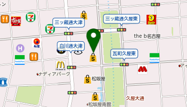 カルティエブティック松坂屋名古屋店の地図画像