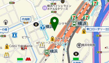 カルティエブティック高島屋横浜店の地図画像