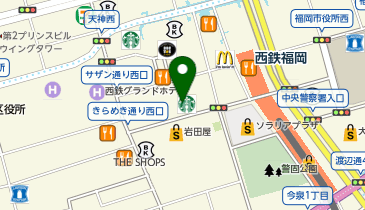 カルティエブティック岩田屋本店の地図画像