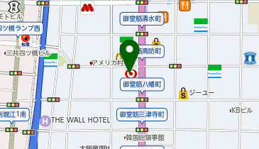 カルティエ心斎橋ブティックの地図画像