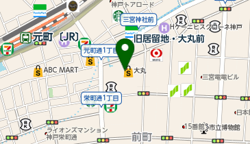 カルティエブティック大丸神戸店の地図画像