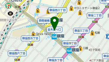 カルティエ 銀座4丁目ブティックの地図画像