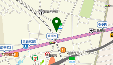 赤から 京橋店の地図画像