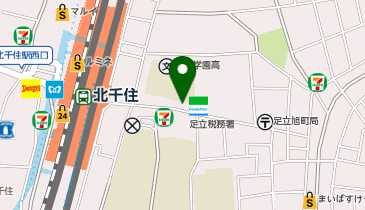 スマホ修理王 北千住店の地図画像