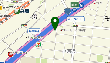 セレモニーハウス 小さなお葬式 神戸入江通ホールの地図画像