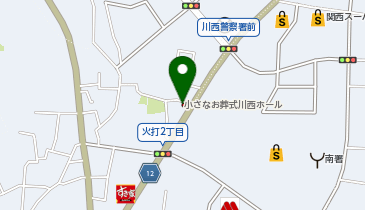 セレモニーハウス 小さなお葬式 川西ホールの地図画像