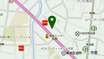 セレモニーハウス 小さなお葬式 今里ホールの地図画像