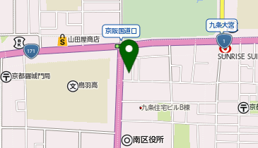 セレモニーハウス 小さなお葬式 東寺前ホールの地図画像
