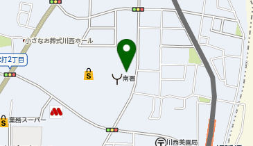 セレモニーハウス 小さなお葬式 川西火打ホールの地図画像