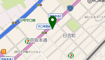 セレモニーハウス 小さなお葬式 守口市京阪本通ホールの地図画像