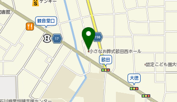 セレモニーハウス 小さなお葬式 畝田西ホールの地図画像