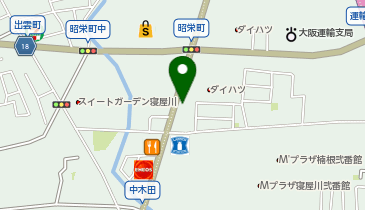 セレモニーハウス 小さなお葬式 寝屋川高宮栄ホールの地図画像