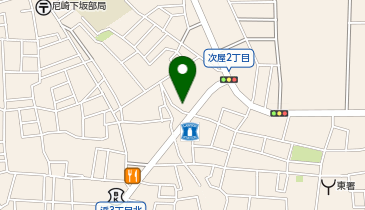 セレモニーハウス 小さなお葬式 尼崎次屋ホールの地図画像