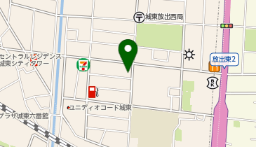 セレモニーハウス 小さなお葬式 放出ホールの地図画像