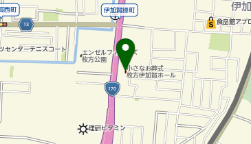 セレモニーハウス 小さなお葬式 枚方伊加賀ホールの地図画像